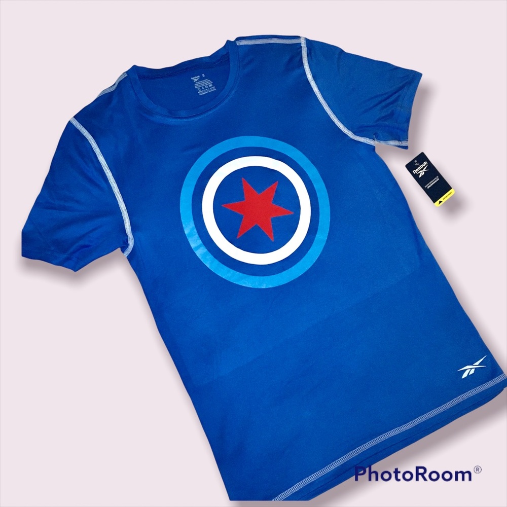 Reebok performance tee poly/spandex GYM ready, NWT